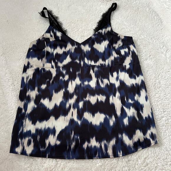 Express Bundle Camisole Women's Tank Top Size XS Blue Lace Silky Material - Picture 7 of 10